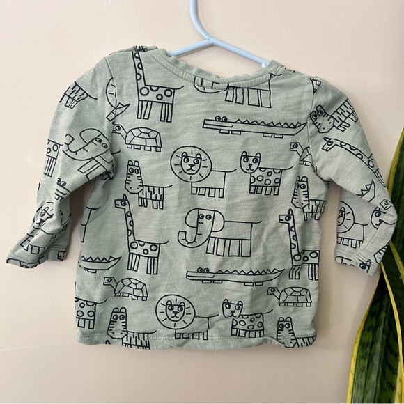 Seed Heritage Boy 6-12 months light Sage Sweatshirt. - Picture 2 of 6
